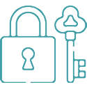 icon lock and key